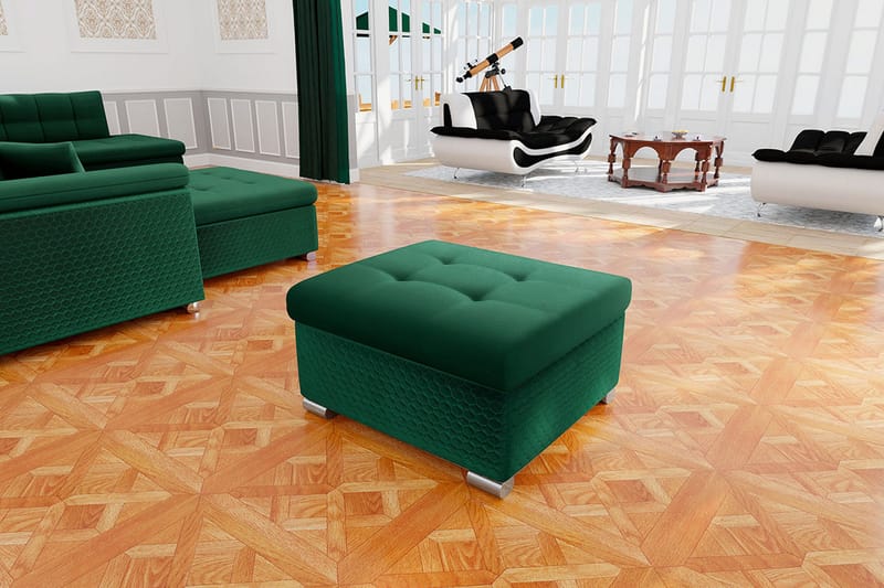 Dynir Puf - Grøn - Møbler - Stole & lænestole - Taburet & skammel - Ottoman