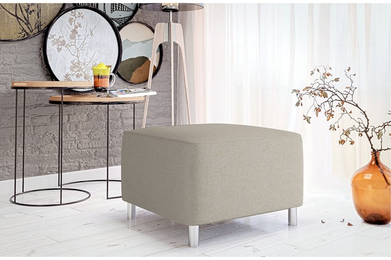 Eifion Ottoman Beige - Ottoman