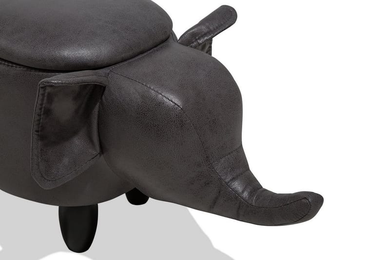 Elephant siddepuf 70 cm - Grå - Ottoman