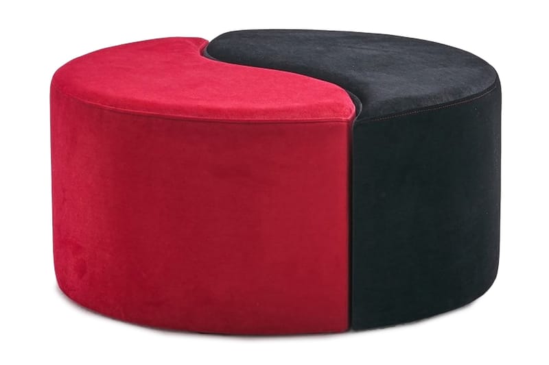 Etormay Ottoman - Rød/Sort - Møbler - Stole & lænestole - Taburet & skammel - Ottoman