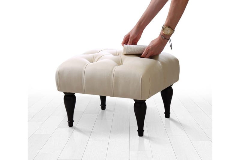 Frankfort Siddepuf 51 cm - Beige - Møbler - Stole & lænestole - Taburet & skammel - Ottoman