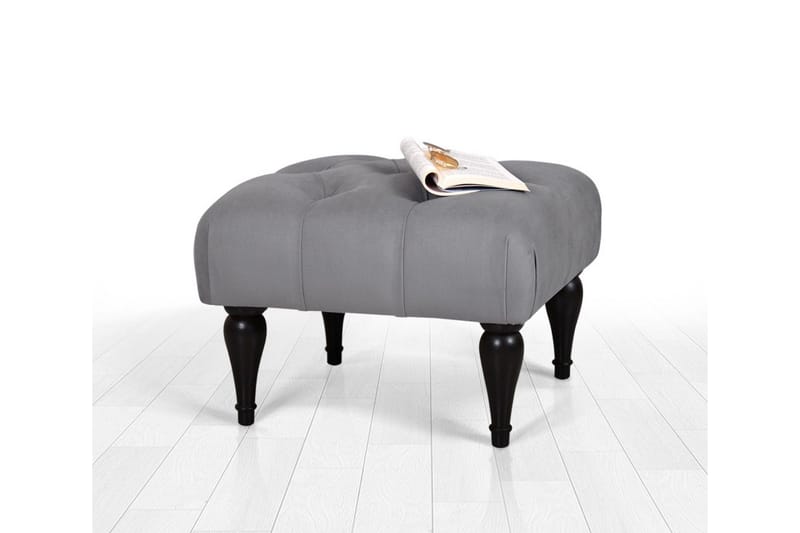 Frankfort Siddepuf 51 cm - Grå - Møbler - Stole & lænestole - Taburet & skammel - Ottoman