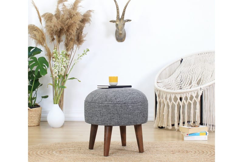 Fredericton Siddepuf 45 cm - Grå - Møbler - Stole & lænestole - Taburet & skammel - Ottoman