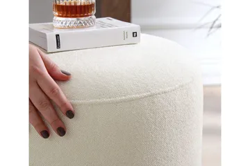 Galena Siddepuf 42 cm - Beige - Møbler - Stole & lænestole - Taburet & skammel - Ottoman
