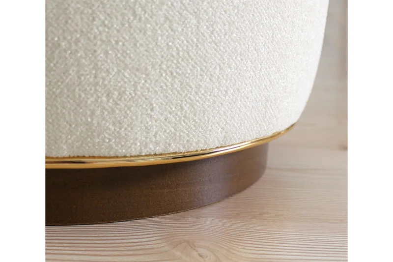 Galena Siddepuf 42 cm - Beige - Møbler - Stole & lænestole - Taburet & skammel - Ottoman