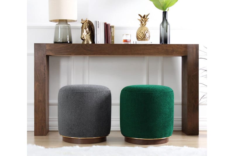 Galena Siddepuf 42 cm - Grå - Møbler - Stole & lænestole - Taburet & skammel - Ottoman