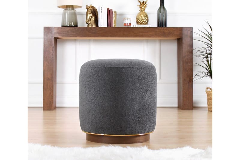 Galena Siddepuf 42 cm - Grå - Møbler - Stole & lænestole - Taburet & skammel - Ottoman