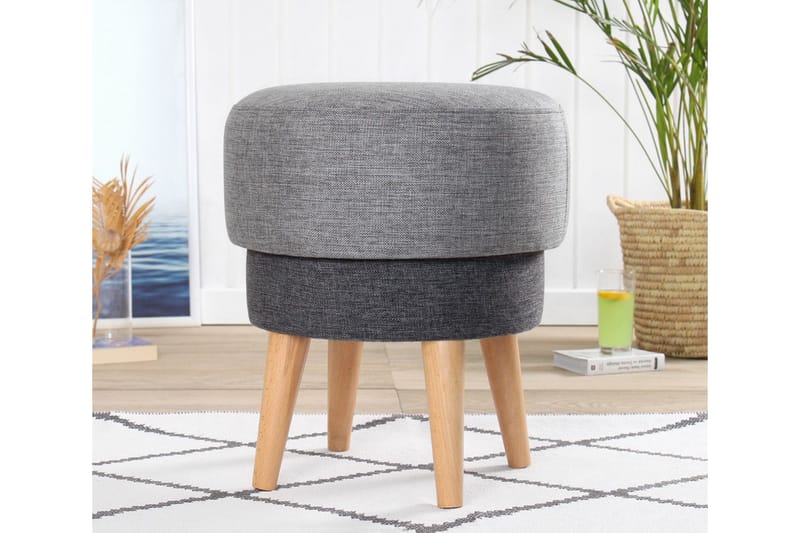 Giovas Puf 47 cm, Grå