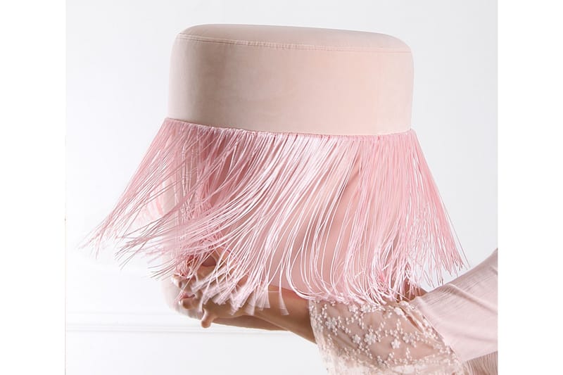 Glassboro Siddepuf 40 cm - Rosa - Møbler - Stole & lænestole - Taburet & skammel - Ottoman