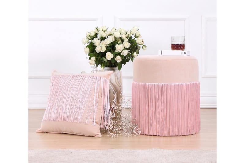 Glassboro Siddepuf 40 cm - Rosa - Møbler - Stole & lænestole - Taburet & skammel - Ottoman