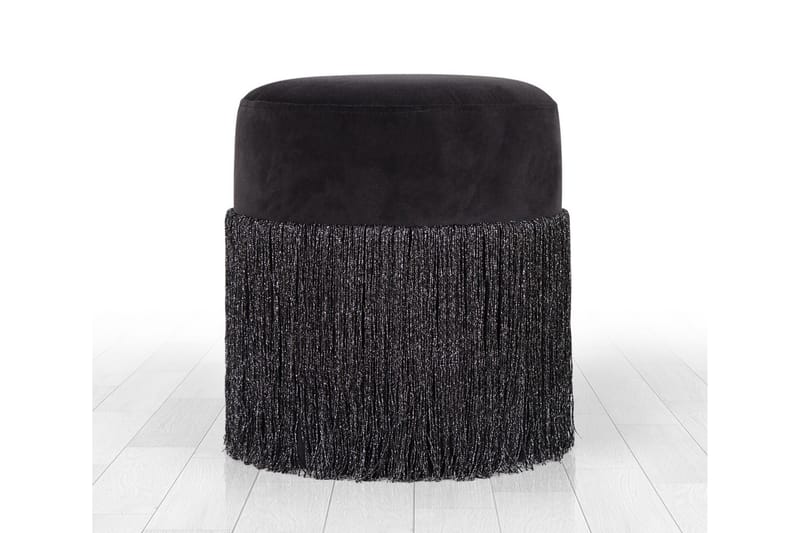 Glassboro Siddepuf 40 cm - Sort - Møbler - Stole & lænestole - Taburet & skammel - Ottoman