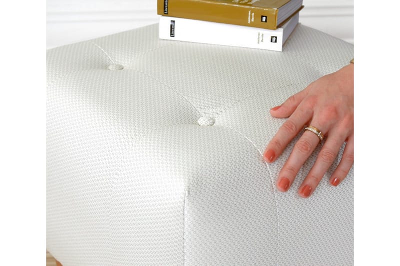 Grants Siddepuf 43 cm - Beige - Møbler - Stole & lænestole - Taburet & skammel - Ottoman