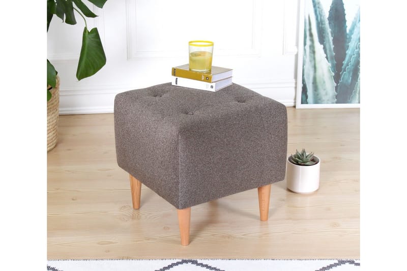 Grants Siddepuf 43 cm - Brun - Møbler - Stole & lænestole - Taburet & skammel - Ottoman