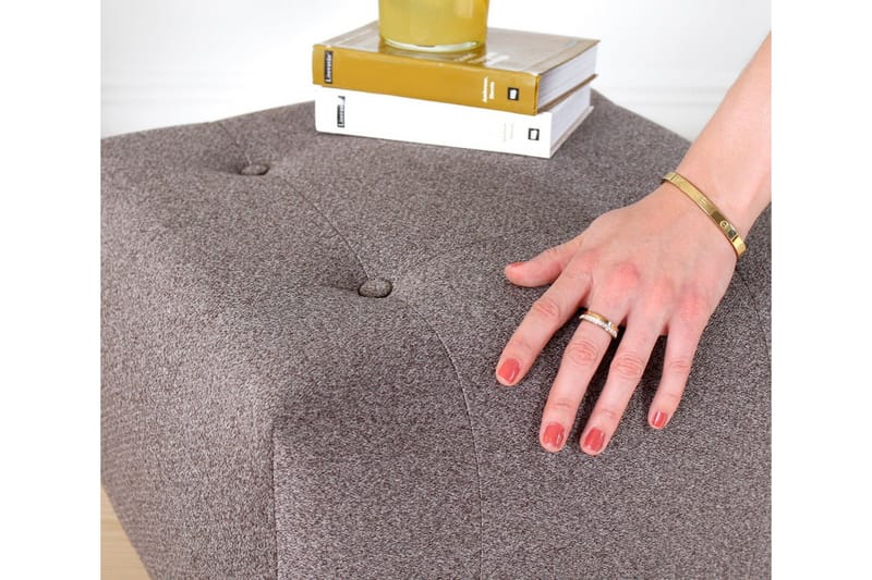 Grants Siddepuf 43 cm - Brun - Møbler - Stole & lænestole - Taburet & skammel - Ottoman