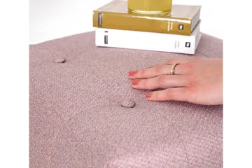 Grants Siddepuf 43 cm - Rosa - Møbler - Stole & lænestole - Taburet & skammel - Ottoman
