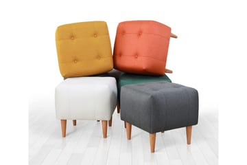 Grants Siddepuf 43 cm - Turkis - Møbler - Stole & lænestole - Taburet & skammel - Ottoman