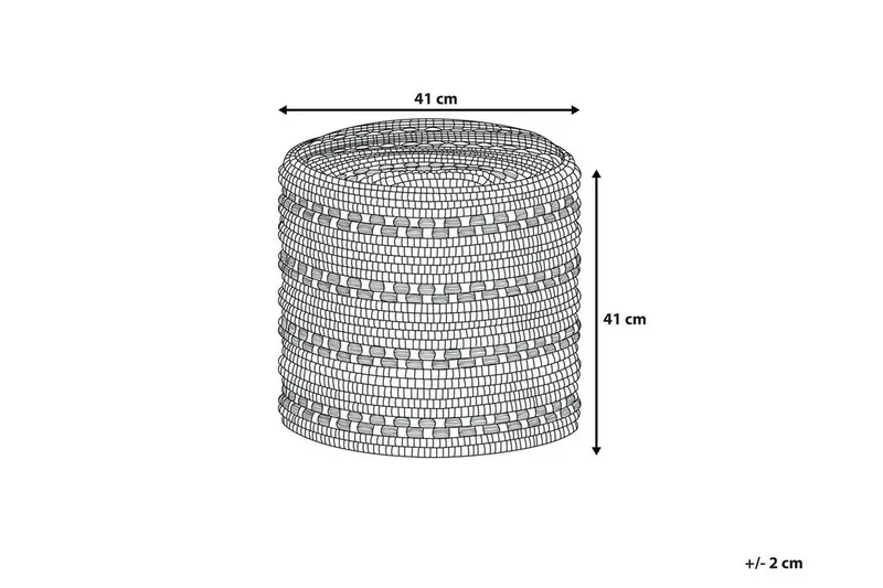Guntur Ottoman 41 cm - Hvid - Møbler - Stole & lænestole - Taburet & skammel - Ottoman