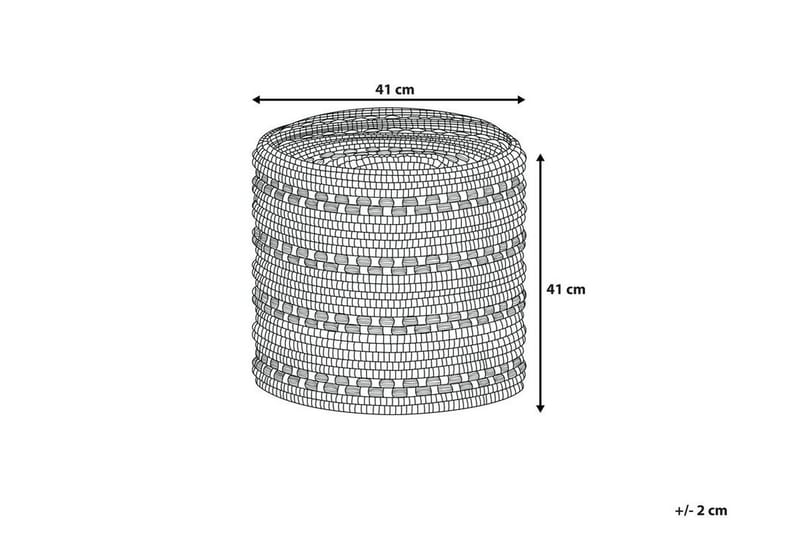 Guntur Ottoman 41 cm - Hvid - Møbler - Stole & lænestole - Taburet & skammel - Ottoman