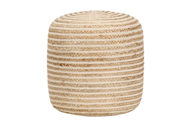 Håndlavet Puf 40 X 45 Jute - Brun - Ottoman