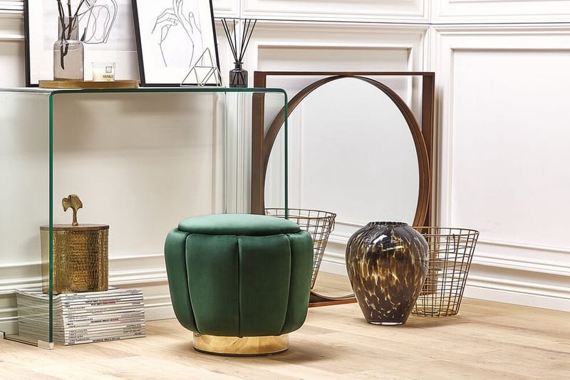 Hansmeyer Ottoman - Grøn - Møbler - Stole & lænestole - Taburet & skammel - Ottoman