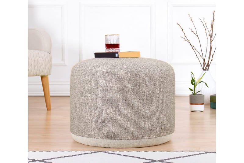 Harrodsburg Siddepuf 51 cm - Beige - Møbler - Stole & lænestole - Taburet & skammel - Ottoman