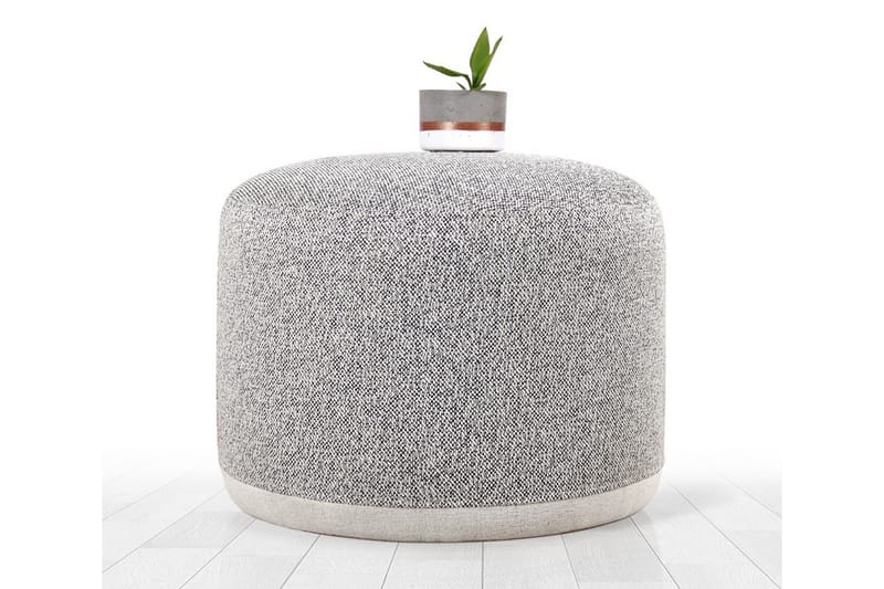 Harrodsburg Siddepuf 51 cm - Grå - Møbler - Stole & lænestole - Taburet & skammel - Ottoman