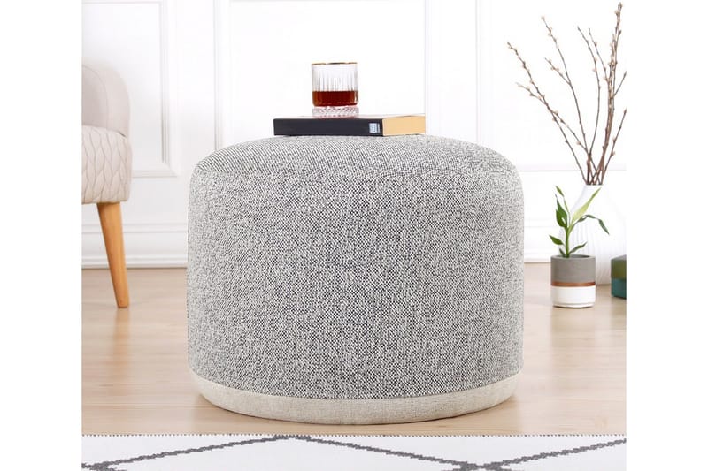 Harrodsburg Siddepuf 51 cm - Grå - Møbler - Stole & lænestole - Taburet & skammel - Ottoman