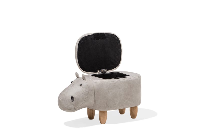 Hippo siddepuf 32 cm - Grå - Møbler - Stole & lænestole - Taburet & skammel - Ottoman