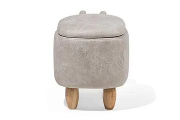 Hippo siddepuf 32 cm - Grå - Møbler - Stole & lænestole - Taburet & skammel - Ottoman