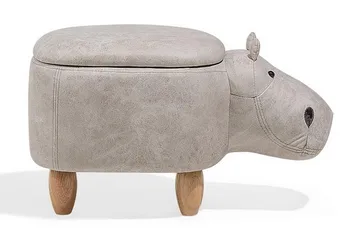 Hippo siddepuf 32 cm - Grå - Møbler - Stole & lænestole - Taburet & skammel - Ottoman