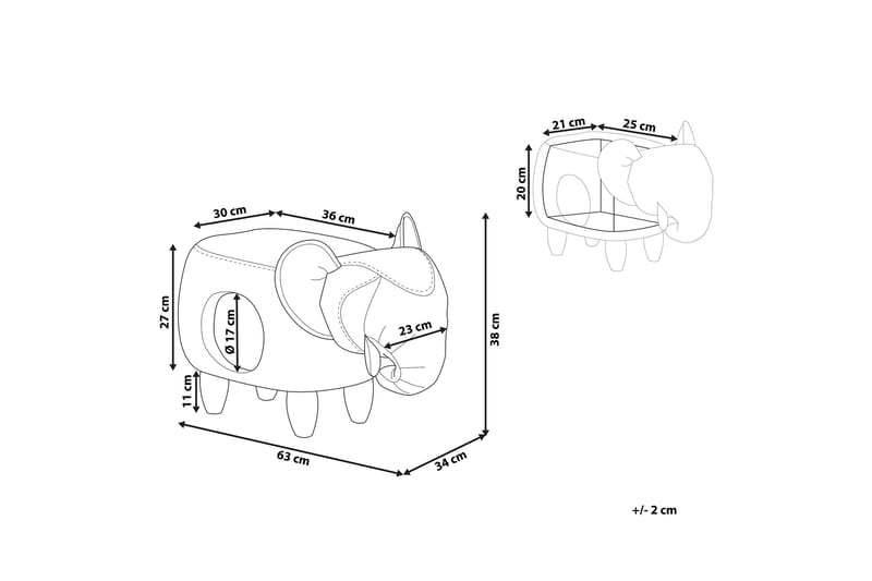 Jumbola Ottoman - Grå - Møbler - Stole & lænestole - Taburet & skammel - Ottoman
