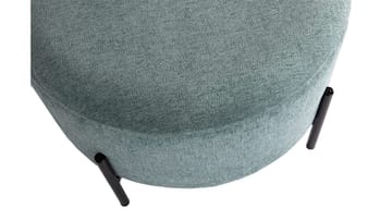 Karan puf med opbevaring 55 cm rund - Blågrøn - Møbler - Stole & lænestole - Taburet & skammel - Ottoman - Ottoman & siddepuf med opbevaring