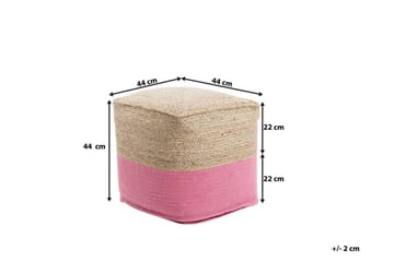 Kirama sædehynde 44 cm - Beige - Møbler - Stole & lænestole - Taburet & skammel - Ottoman