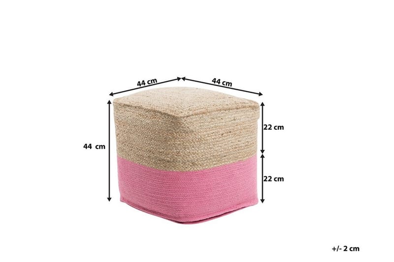 Kirama sædehynde 44 cm - Beige - Møbler - Stole & lænestole - Taburet & skammel - Ottoman