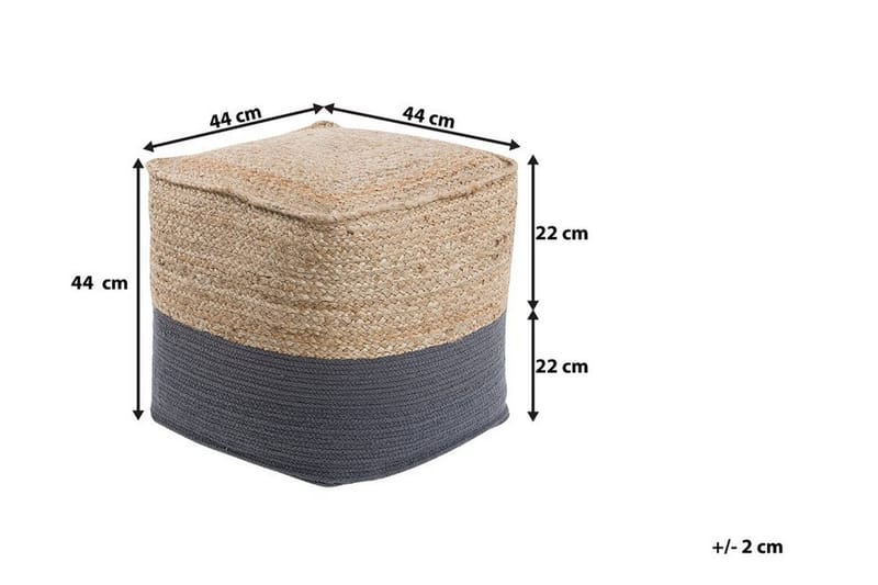 Kirama sædehynde 44 cm - Beige - Møbler - Stole & lænestole - Taburet & skammel - Ottoman