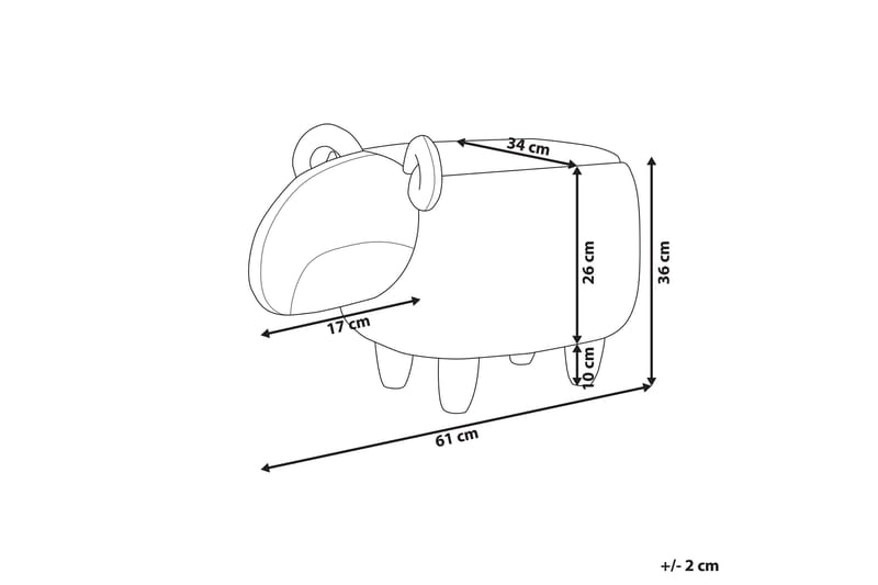 Kobara puf - Hvid - Møbler - Stole & lænestole - Taburet & skammel - Ottoman