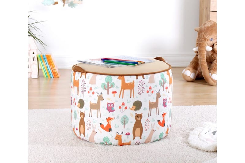 Lachine Børnepuf - Beige/Hvid - Møbler - Stole & lænestole - Taburet & skammel - Ottoman