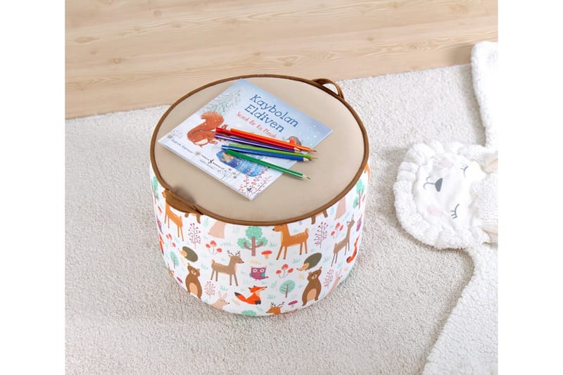 Lachine Børnepuf - Beige/Hvid - Møbler - Stole & lænestole - Taburet & skammel - Ottoman