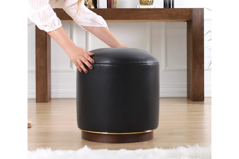 Lackawanna Siddepuf 42 cm - Antracit - Møbler - Stole & lænestole - Taburet & skammel - Ottoman