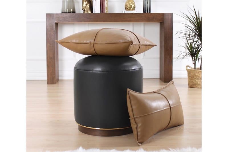 Lackawanna Siddepuf 42 cm - Antracit - Møbler - Stole & lænestole - Taburet & skammel - Ottoman