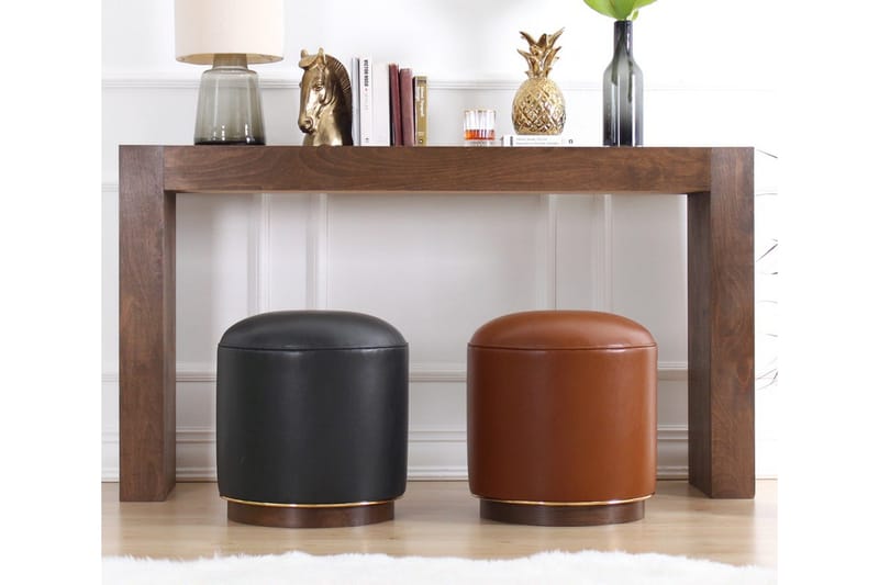 Lackawanna Siddepuf 42 cm - Antracit - Møbler - Stole & lænestole - Taburet & skammel - Ottoman