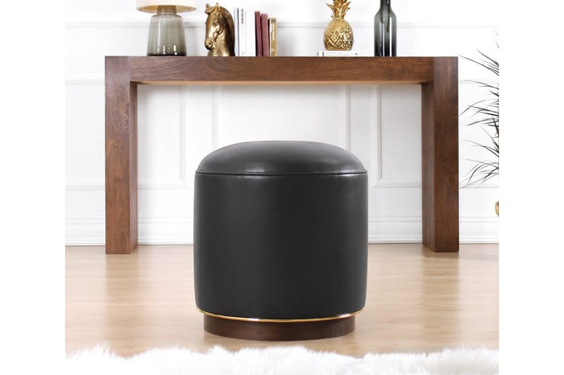 Lackawanna Siddepuf 42 cm - Antracit - Møbler - Stole & lænestole - Taburet & skammel - Ottoman