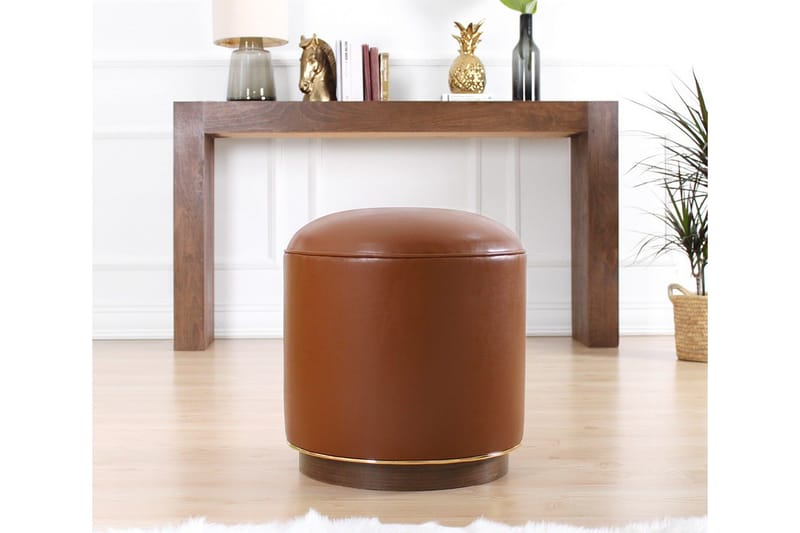 Lackawanna Siddepuf 42 cm - Brun - Møbler - Stole & lænestole - Taburet & skammel - Ottoman