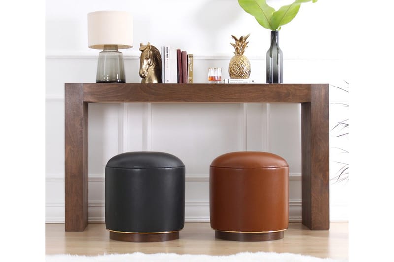 Lackawanna Siddepuf 42 cm - Brun - Møbler - Stole & lænestole - Taburet & skammel - Ottoman