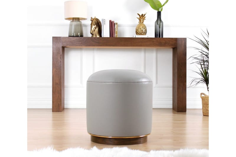 Lackawanna Siddepuf 42 cm - Grå - Møbler - Stole & lænestole - Taburet & skammel - Ottoman