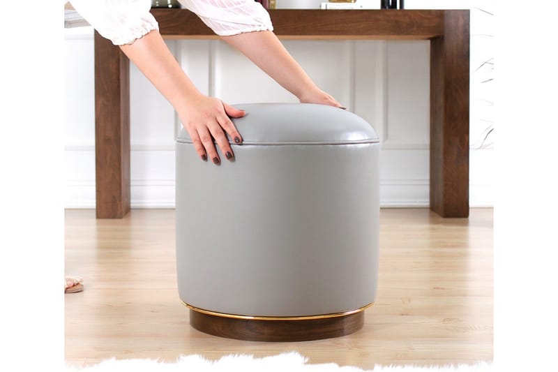 Lackawanna Siddepuf 42 cm - Grå - Møbler - Stole & lænestole - Taburet & skammel - Ottoman