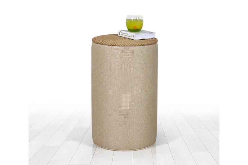 Larada Siddepuf 31 cm - Beige - Møbler - Stole & lænestole - Taburet & skammel - Ottoman