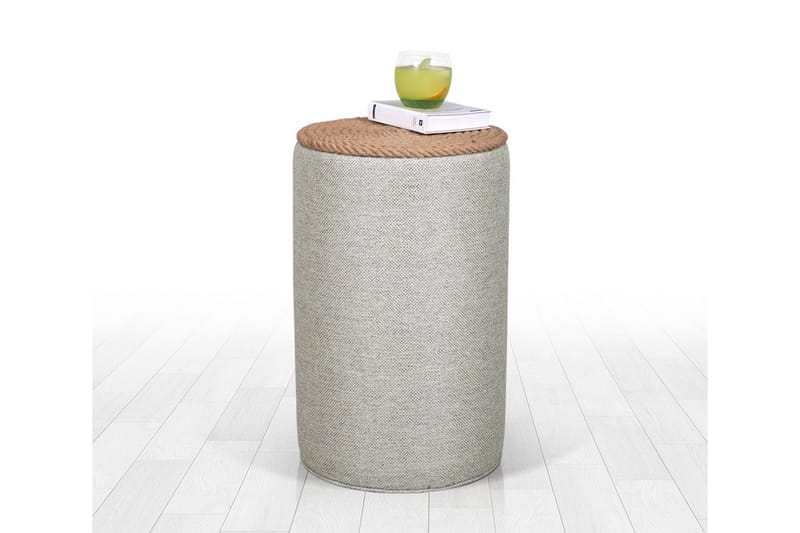 Larada Siddepuf 31 cm, Grå