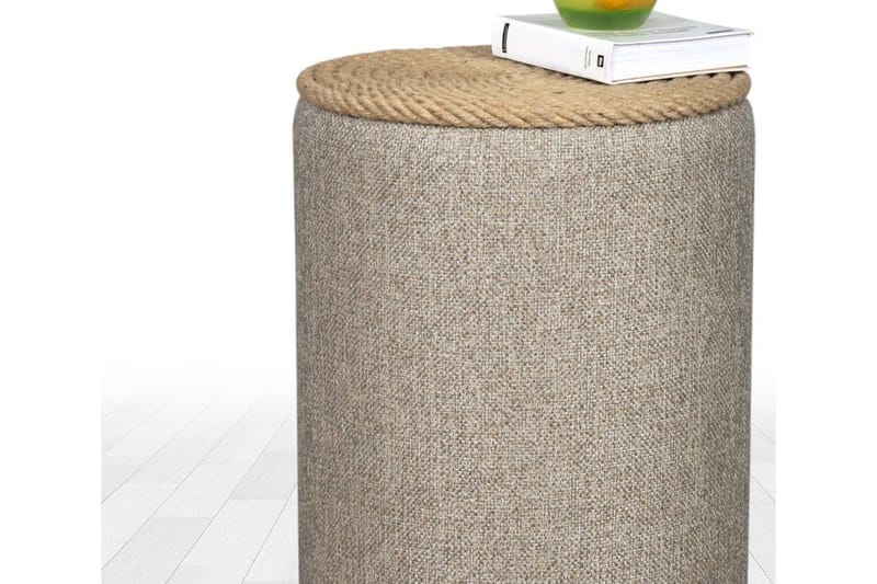 Larada Siddepuf 31 cm - Mørkbeige - Møbler - Stole & lænestole - Taburet & skammel - Ottoman