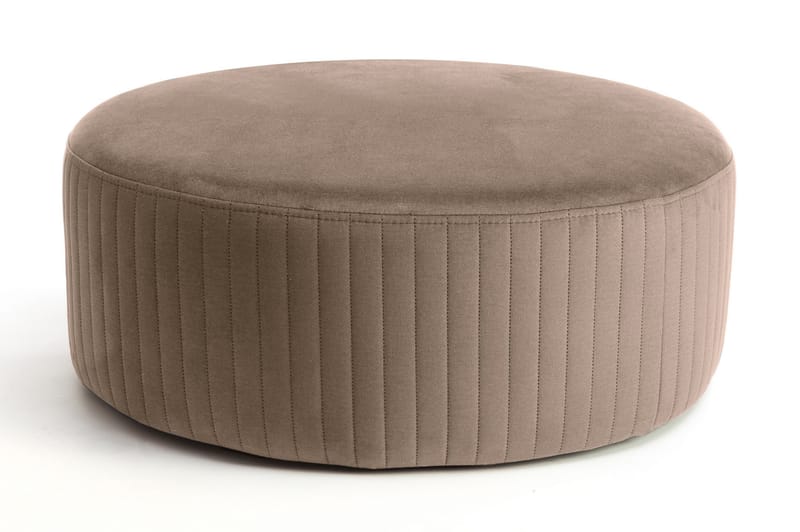 Larana Ottoman Rund - Beige - Ottoman